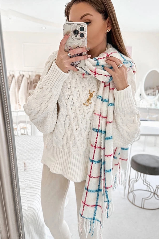 Rachael White Plaid skara Rachael White Plaid skara