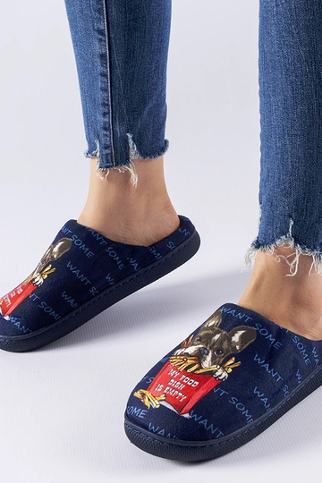 Tamsiai mėlynos minkštos...