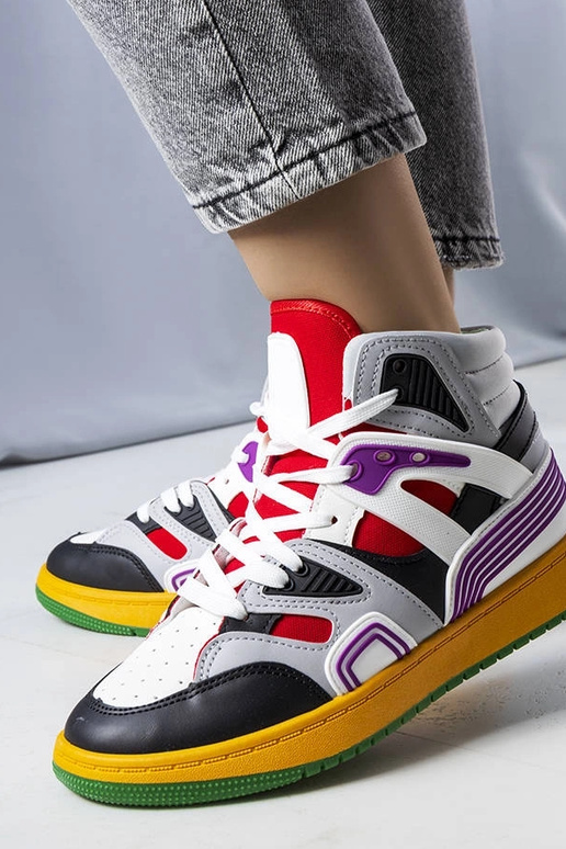 Juodi Marjorie aukšti sportbačiai Juodi Marjorie aukšti sportbačiai