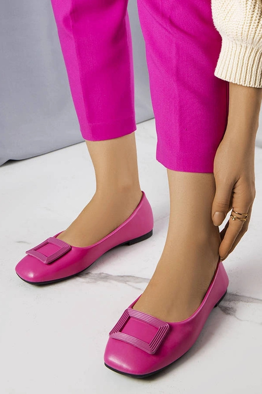 Rožinės balerinos su Sheller sagtimi Rožinės balerinos su Sheller sagtimi