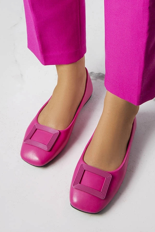 Rožinės balerinos su Sheller sagtimi Rožinės balerinos su Sheller sagtimi