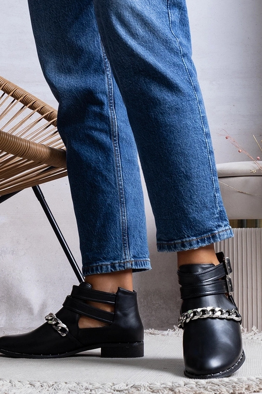 Juodi Ratté iškirpti kulkšnies batai Juodi Ratté iškirpti kulkšnies batai