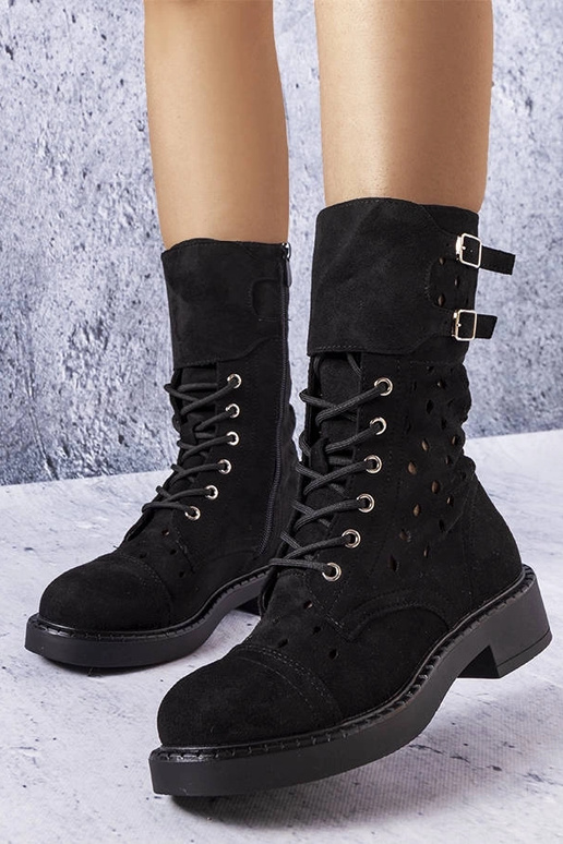 Juodi ažūriniai batai Legault Juodi ažūriniai batai Legault