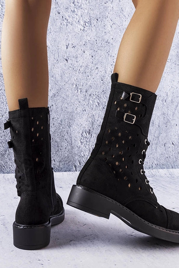 Juodi ažūriniai batai Legault 2