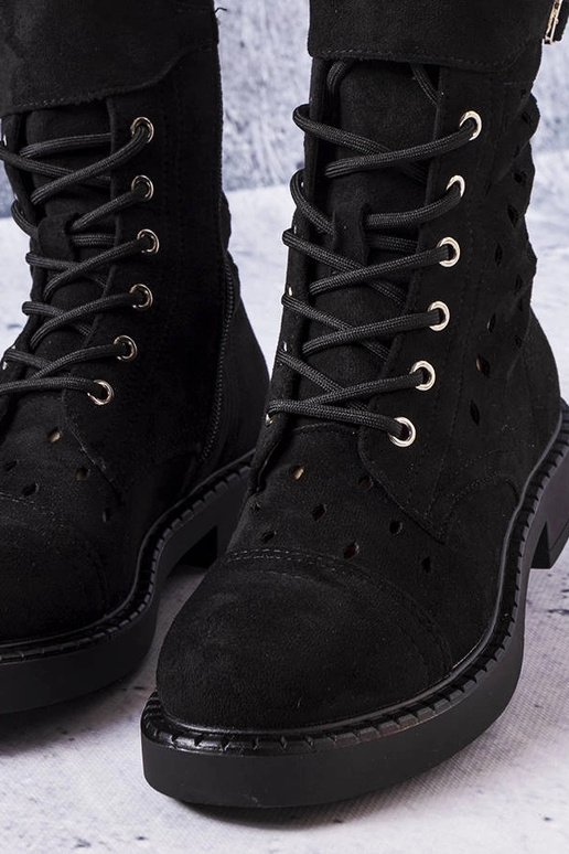 Juodi ažūriniai batai Legault Juodi ažūriniai batai Legault