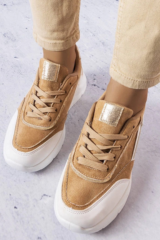 Smėlio spalvos dirbtinės zomšos...