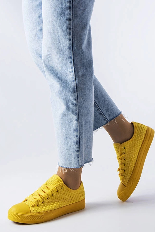 Thibodeau geltoni austi sportbačiai