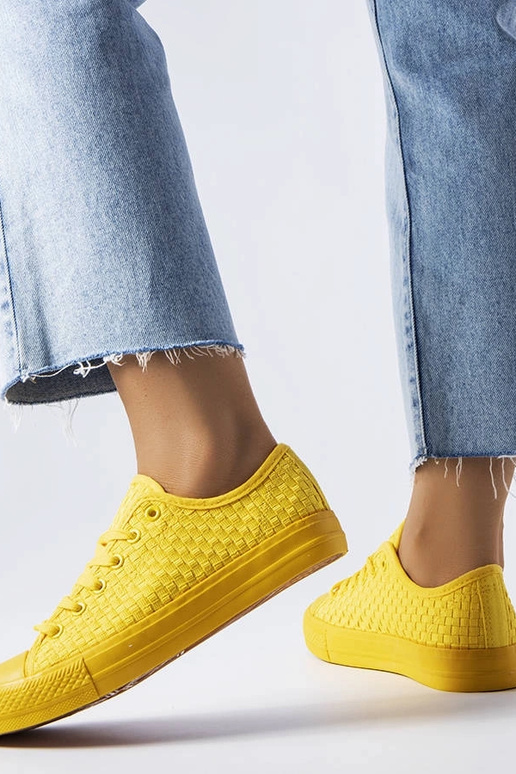 Thibodeau geltoni austi sportbačiai