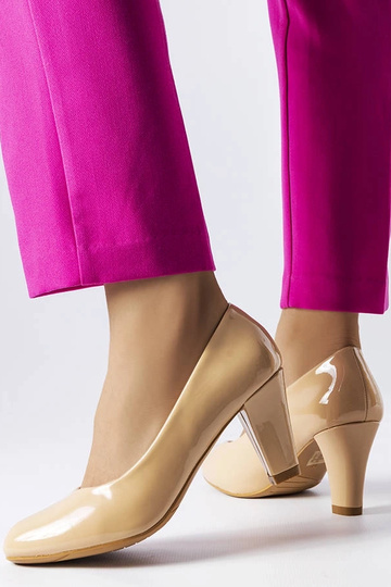 Burkett Beige lakinės odos... 2