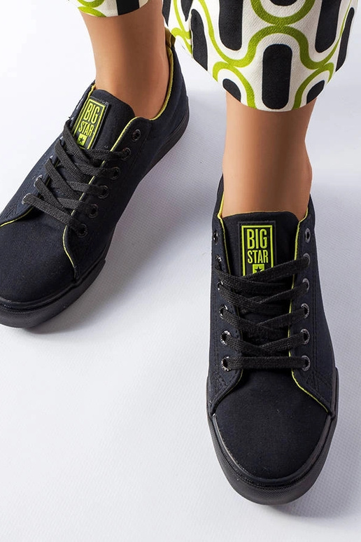 Juodos spalvos sportbačiai Big Star... Juodos spalvos sportbačiai Big Star...