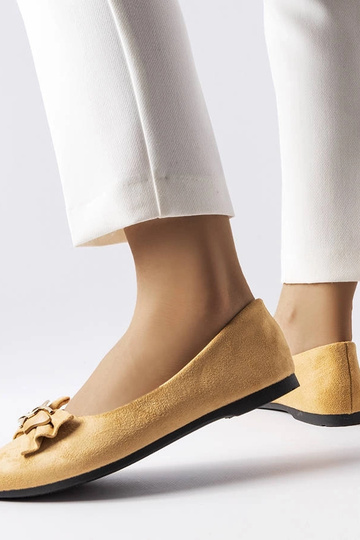 „Jette Beige“ smailių pirštų balerinos 2