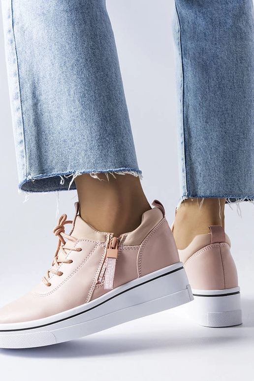 Rožiniai žemi sportbačiai iš Mathieu