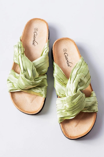 Žalios spalvos šlepetės,... 2