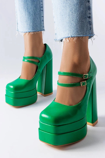 Green Chouinard aukštakulniai pompos