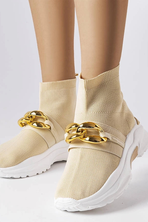 Smėlio spalvos Baptiste grandininiai... Smėlio spalvos Baptiste grandininiai...