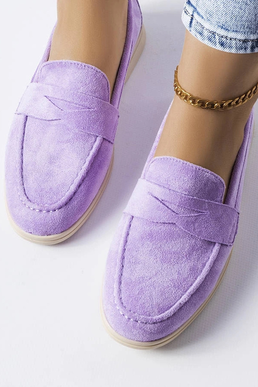 Ferragus Purple Eco-Suede mokasinai