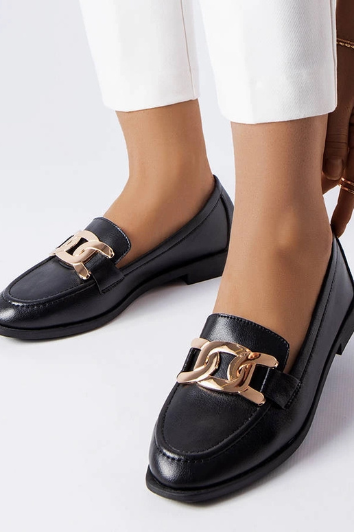 Juodi Henrique Sagtis Loafers