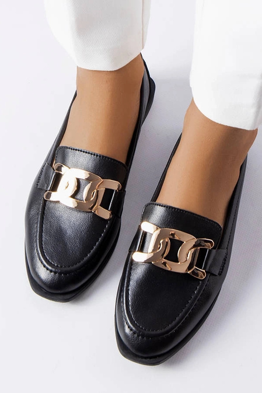 Juodi Henrique Sagtis Loafers