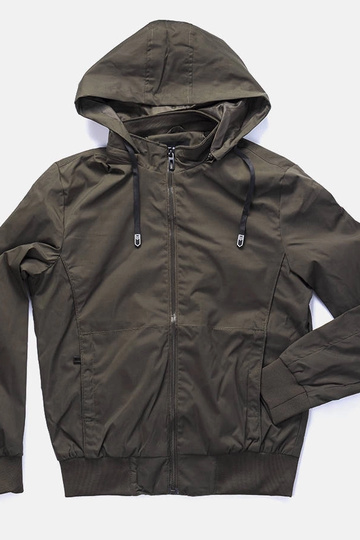 Žalia vyriška vėjo striukė...