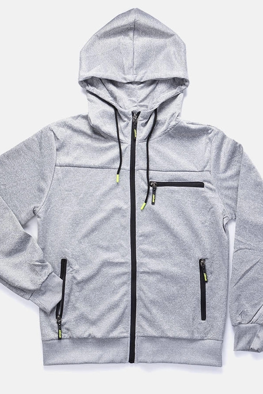 Curtis vyriškas šviesiai pilkas gobtuvas