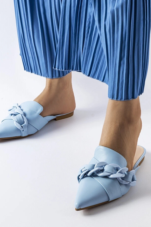 Mėlynos Patenaude grandinėlės šlepetės Mėlynos Patenaude grandinėlės šlepetės