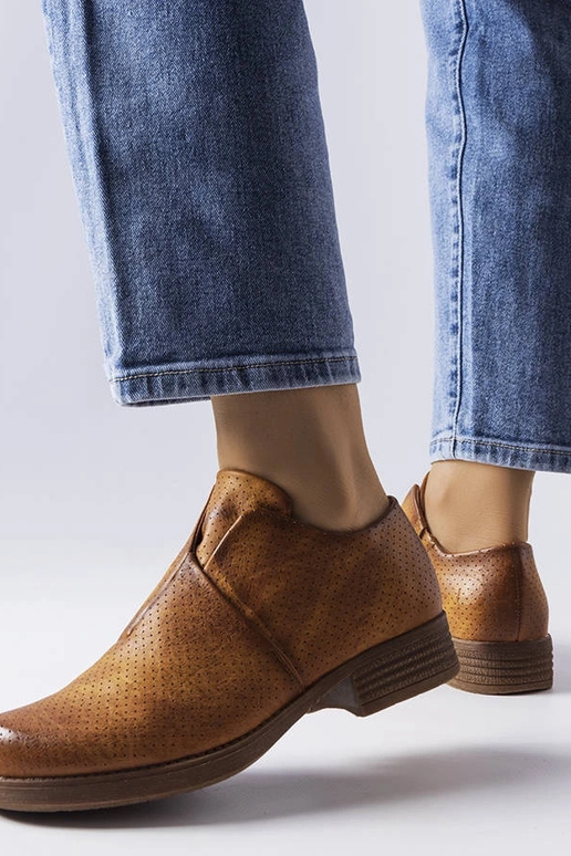 Seymour Brown Slip-On ažūriniai...