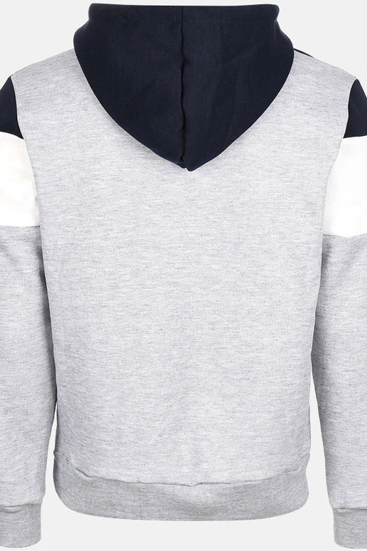 Šviesiai pilkas vyriškas gobtuvas