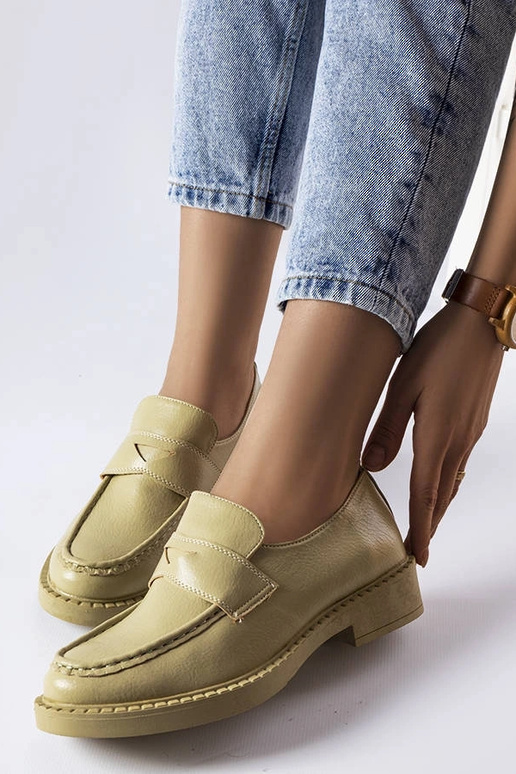 Žali elegantiški odiniai batukai su...