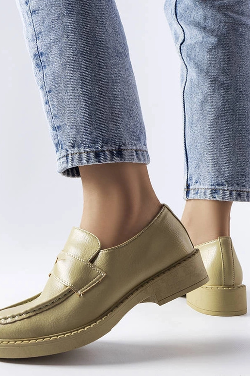 Žali elegantiški odiniai batukai su...