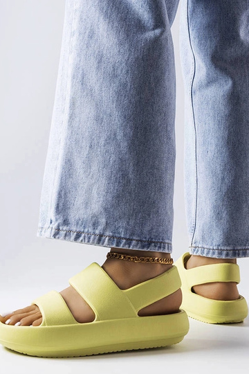 Žalios spalvos Émond šlepetės