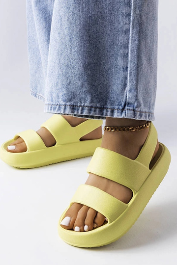 Žalios spalvos Émond šlepetės 2