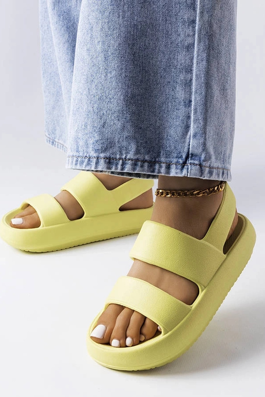 Žalios spalvos Émond šlepetės Žalios spalvos Émond šlepetės