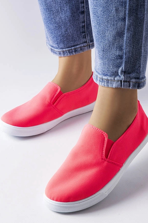 Louisville Pink Fabric Slip-On... Louisville Pink Fabric Slip-On...