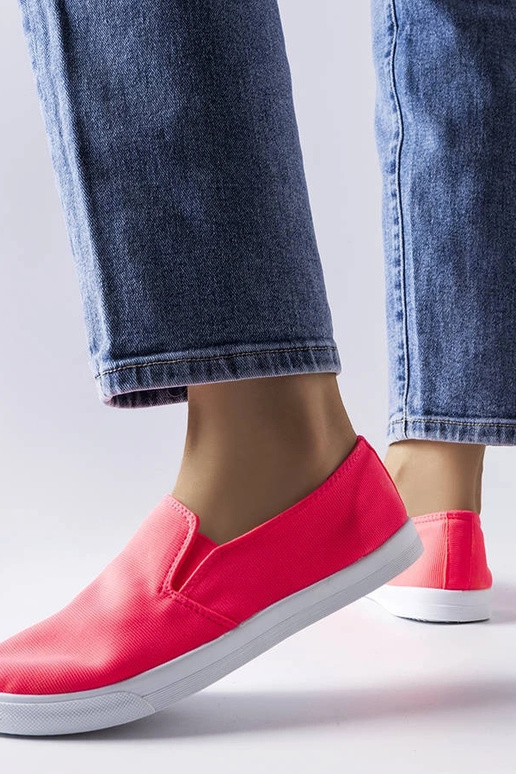 Louisville Pink Fabric Slip-On... Louisville Pink Fabric Slip-On...