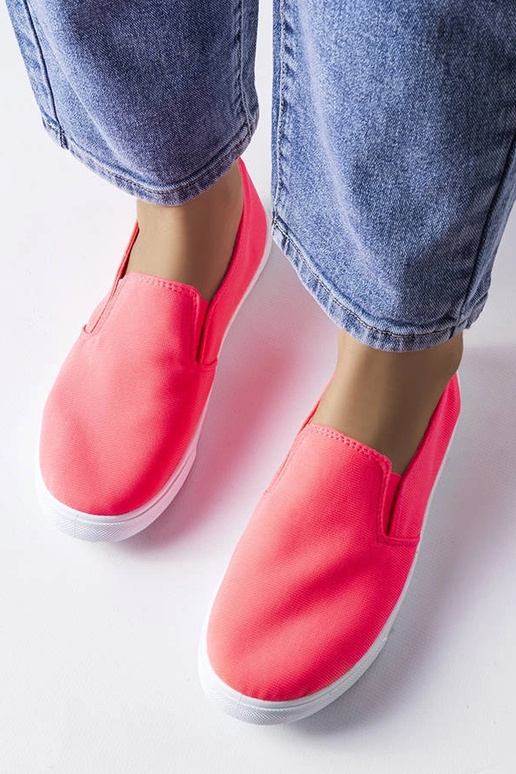 Louisville Pink Fabric Slip-On... Louisville Pink Fabric Slip-On...