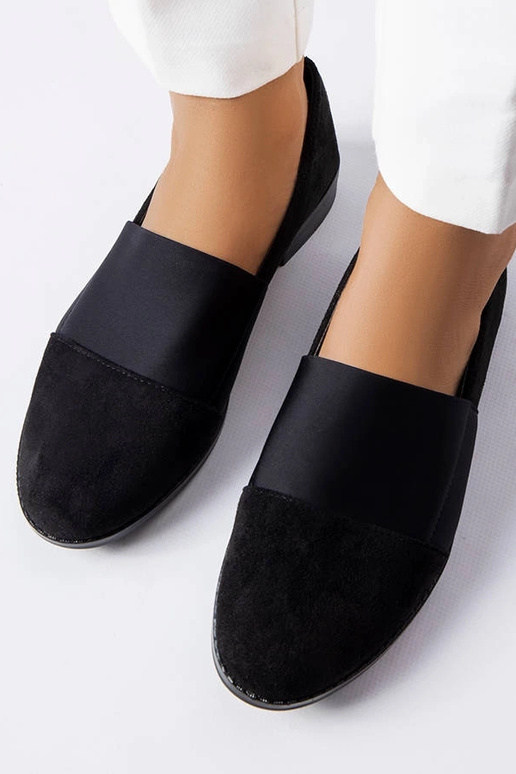 Juodi Stoney plokščiapadžiai batai