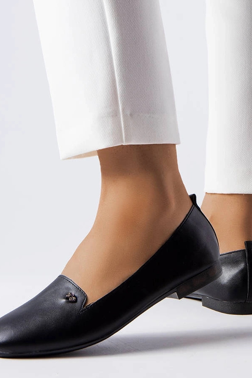 Juodieji Noël Square Toe baleto butai Juodieji Noël Square Toe baleto butai