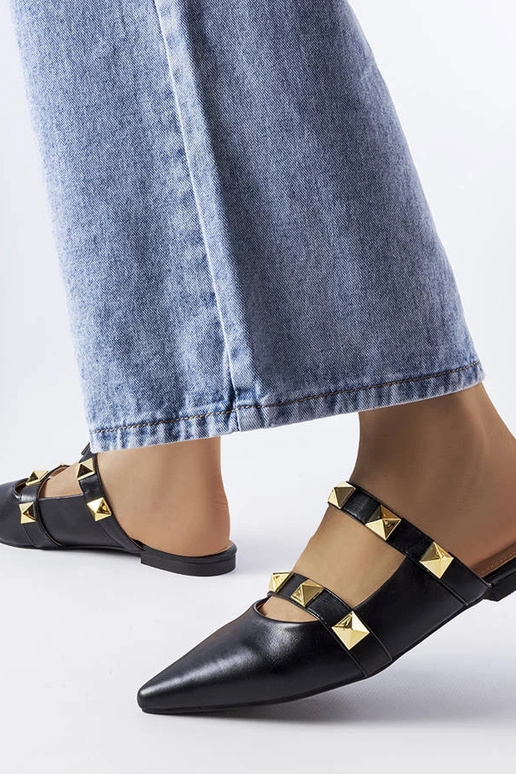 Juodosios Ruckmano šlepetės su...