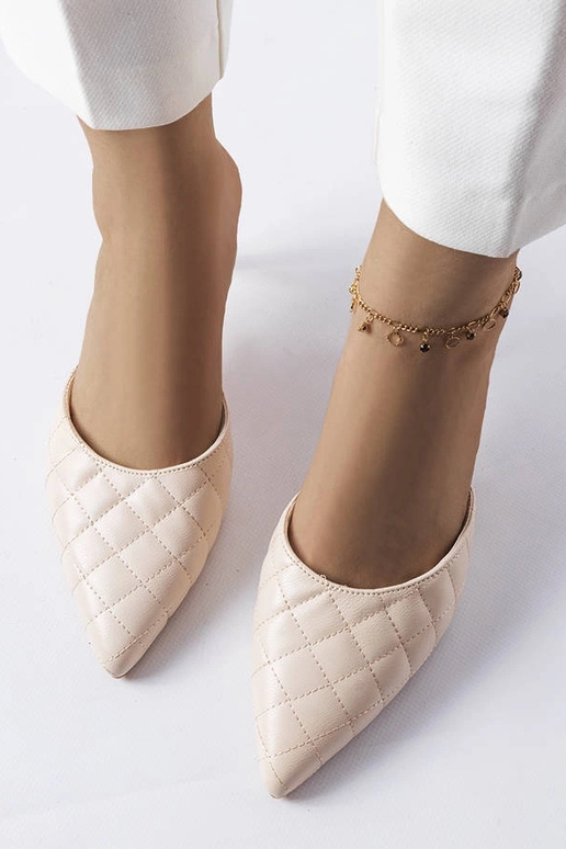 Smėlio spalvos dygsniuoti stileto... Smėlio spalvos dygsniuoti stileto...