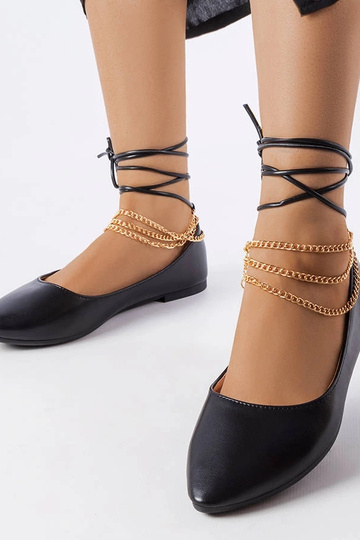 Juodos balerinos su... 2