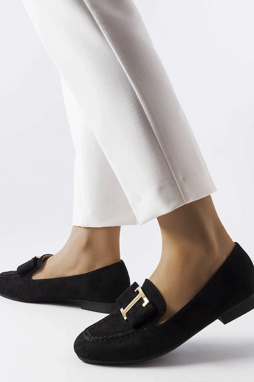 Juodi „Adélaïde" dirbtinės zomšos... Juodi „Adélaïde" dirbtinės zomšos...