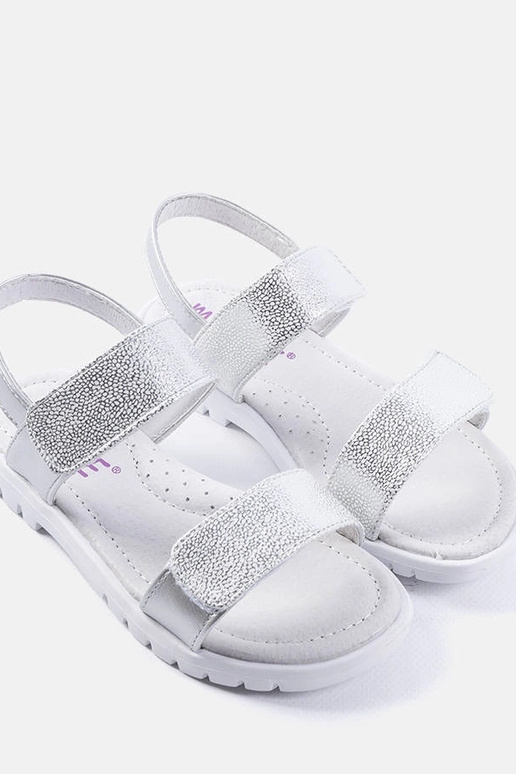 Elkview sidabriniai vaikiški sandalai