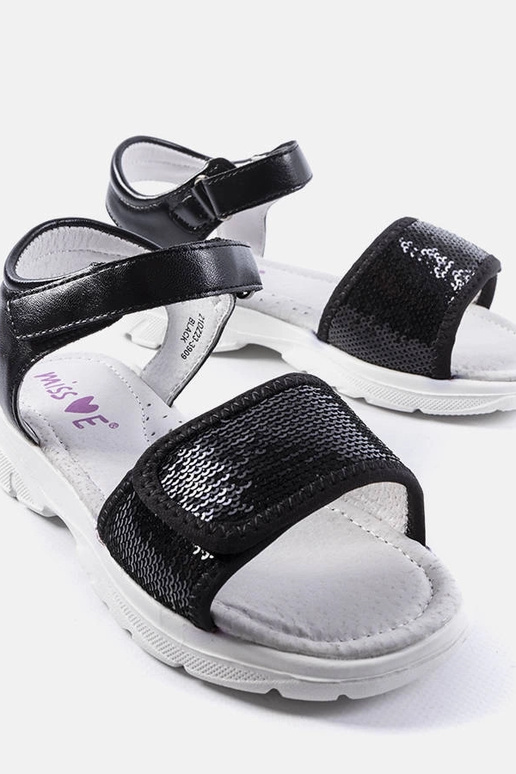 Juodos vaikiškos basutės Grenier