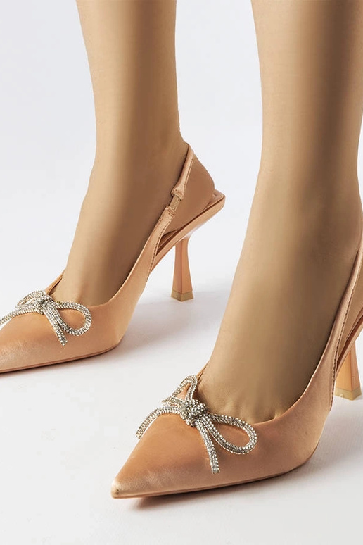 Smėlio spalvos aukštakulniai su...