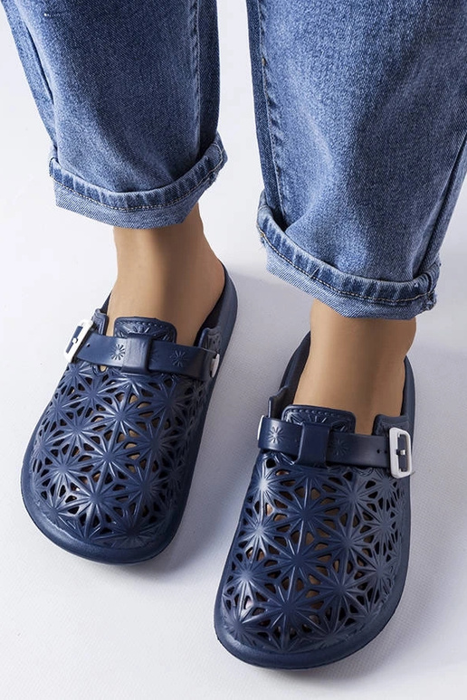 Tamsiai mėlynos ažūrinės guminės...