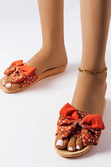 Raudonos šlepetės su...