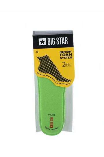 Pilkos įdėklinės į batus, „Big Star Memory Foam" 2