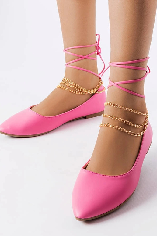 Rožinės balerinos su dekoratyviniu... Rožinės balerinos su dekoratyviniu...