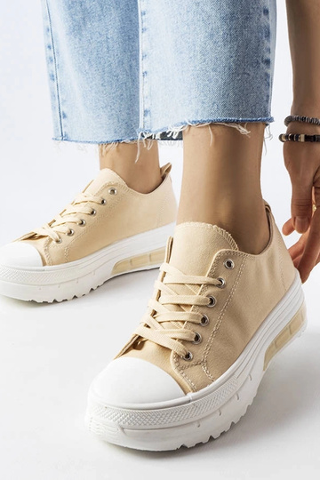 Smėlio spalvos Hawthorne platforminiai sportbačiai 2