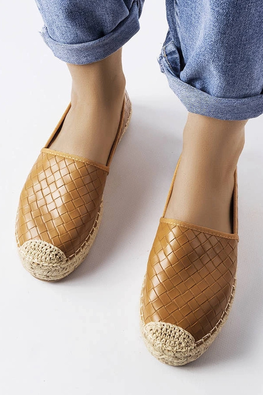 Rudos Geoffrey reljefinės espadrilės Rudos Geoffrey reljefinės espadrilės